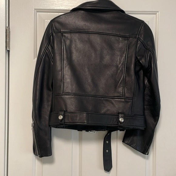 Acne Studios Mock Leather Lambskin Jacket - Picture 5 of 10